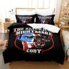 WWE American Nightmare Cody Rhodes Bedding Set Duvet Cover Bed Set Quilt Cover Pillowcase Comforter King Queen Size Boys Adult
