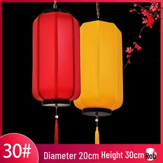 Chinese Antique Style Chandelier: Sheepskin Lantern Hanging Ornament for Outdoor Decor
