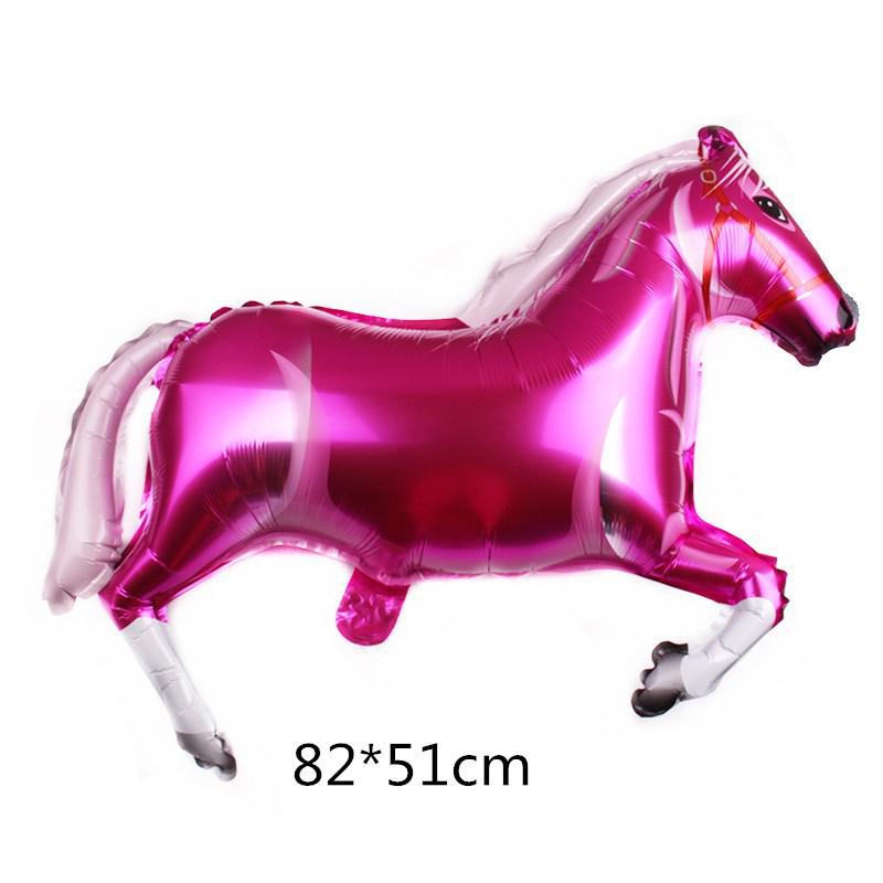 Galloping Horse Racing Festival Western Cowboy Hat & Boots Foil Balloon Set