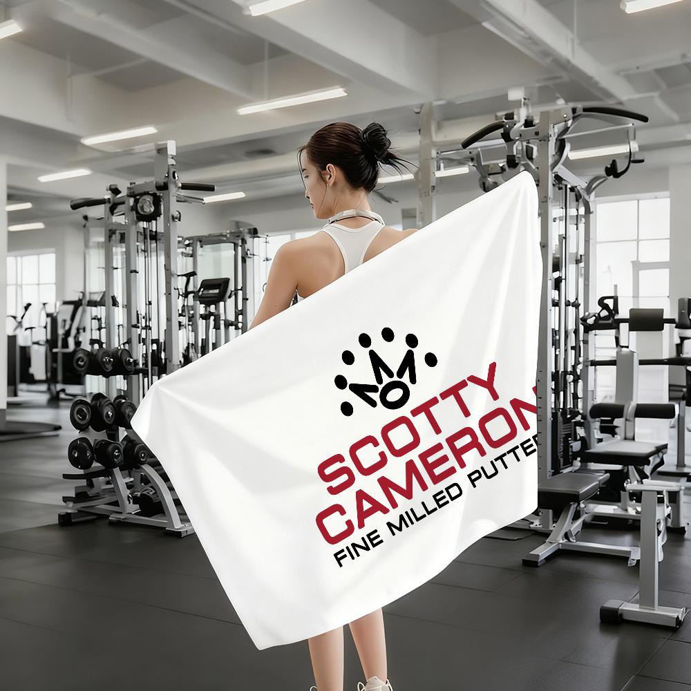 Fashion S-Scotty-Y Logo C-Cameron Towel Quick Dry Absorbent Beach Towel for Sports, Fitness, Swimming and Outdoor Activities