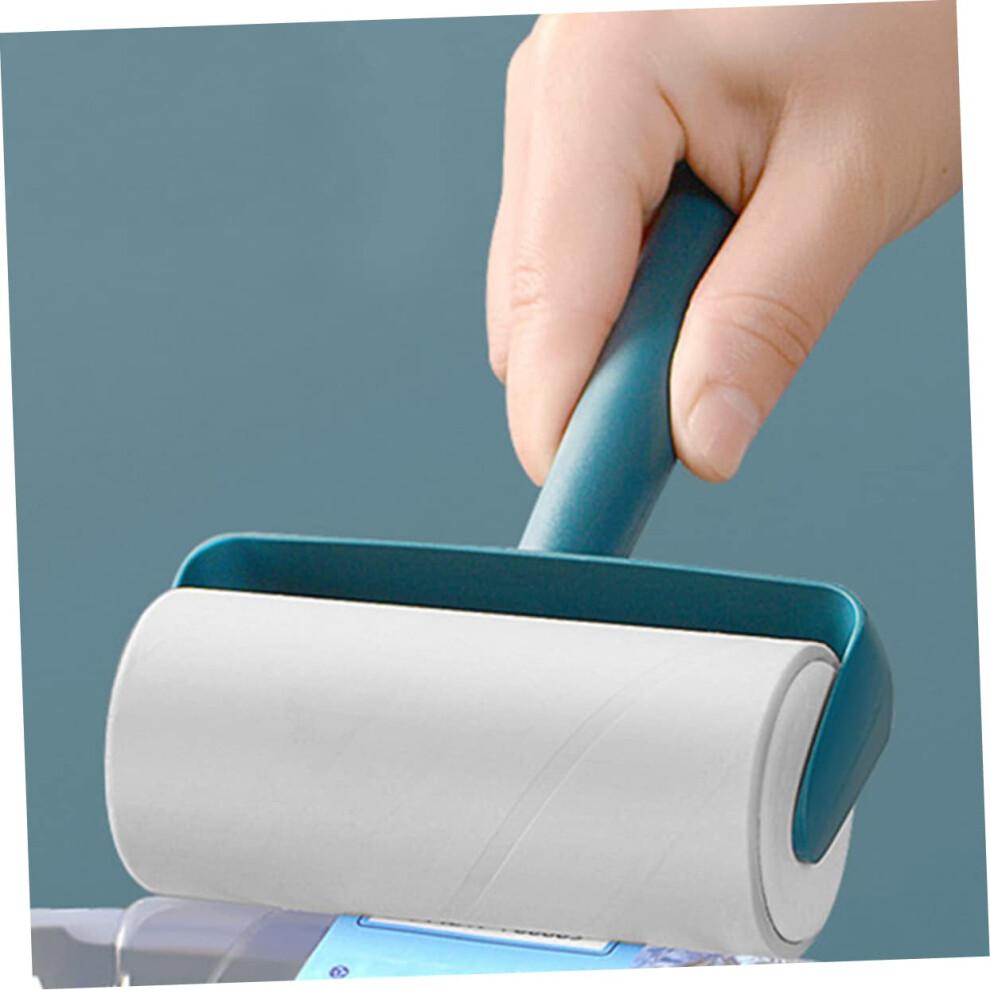 Lint Roller Set for Fast Pet Hair Removal on Clothes with Adhesive Sheets and TravelFriendly Size