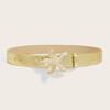 All Matching Belt for Women and Girl Love Heart Wing/Flower Buckle Popular PU Belt Adjustable Waistband for Jeans Pants