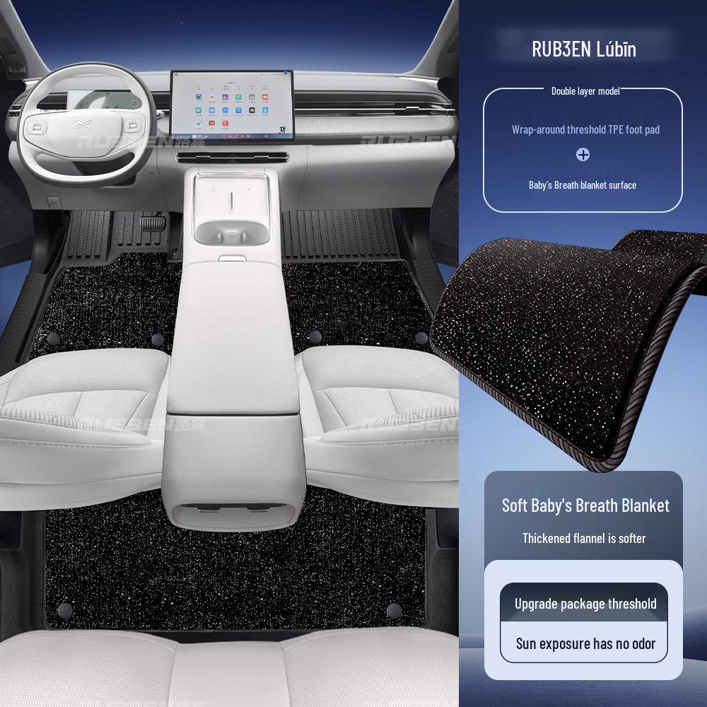 XPeng G6 Floor Mats & TPE Door Sill Covers: Special Carpets for Interior Modification & Car Accessories