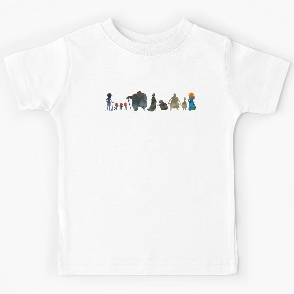 Characters Inspired Silhouette Kids T-Shirt 100