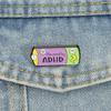 Powered By ADHD Enamel Pins Cartoon Battery Brooches Lapel Badges Clothes Cute ADHD Awareness Jewelry Gift for Friends