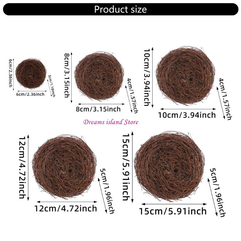 Sophisticated Easters Bird Nest Accent Ornament For Living Room And Store Window HX6C