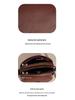 2025 New Genuine Leather Vertical Crossbody Bag for Women - Versatile, Multi-Layer, Fashionable, High-End Phone Bag