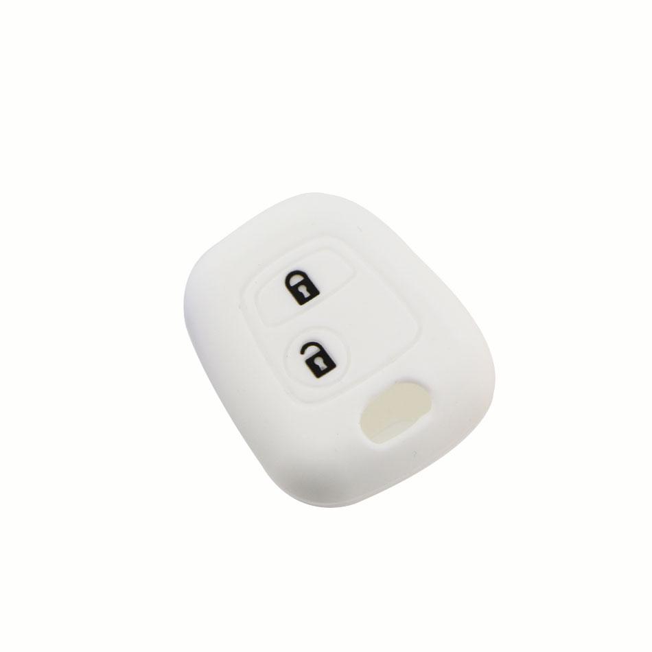 New Silicone 2 Button Key Cover Case for Peugeot 206 307 207 408