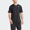 Adidas Club 3-Stripes Tennis T-Shirt Men Tops Black IS2296
