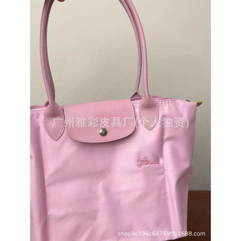 High Quality Dragon Inlaid Bag Week Commemorative Embroidered Dumpling Bag Nylon Handbag Large Capacity Shoulder Tote Bag