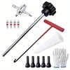 23pcs Car Valve Stem Tool Tire Valve Stem Puller Auto Tire Installer Tool T-Hook Car Puller Wheel Tire Remover Accessory