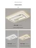 Smart Bladeless Ceiling Fan with Light, Voice-Controlled, Modern Design - 110V