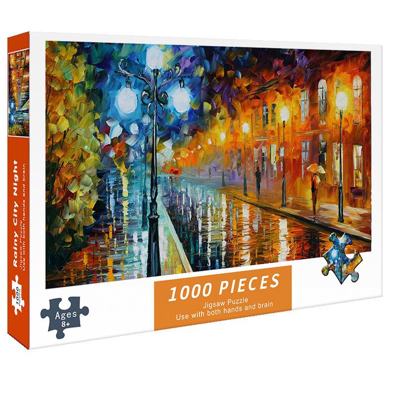 High Difficulty Anime Jigsaw Puzzle – 1000 Pieces Pikachu Starry Sky for Adults & Children
