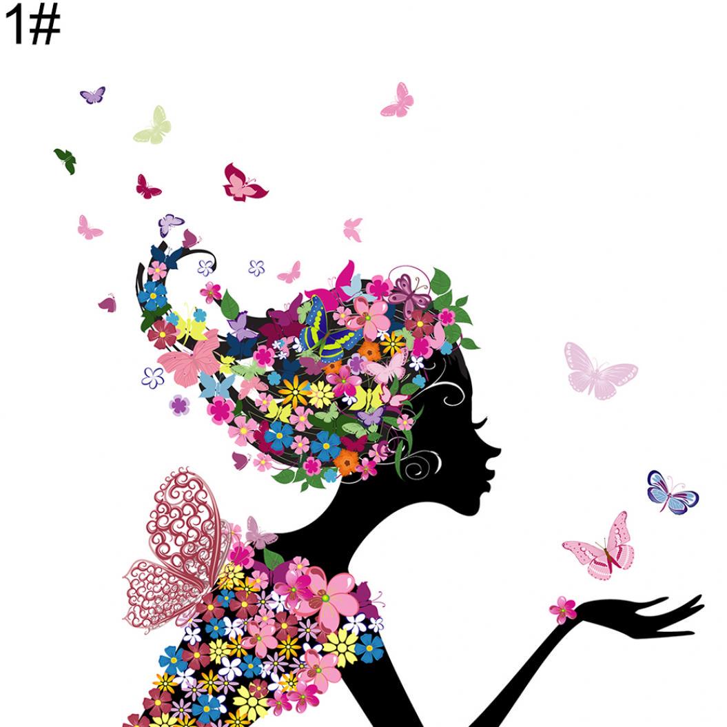 

Бабочка цветок живопись декоративная картина дома гостиная стены искусства декора 40*40cm