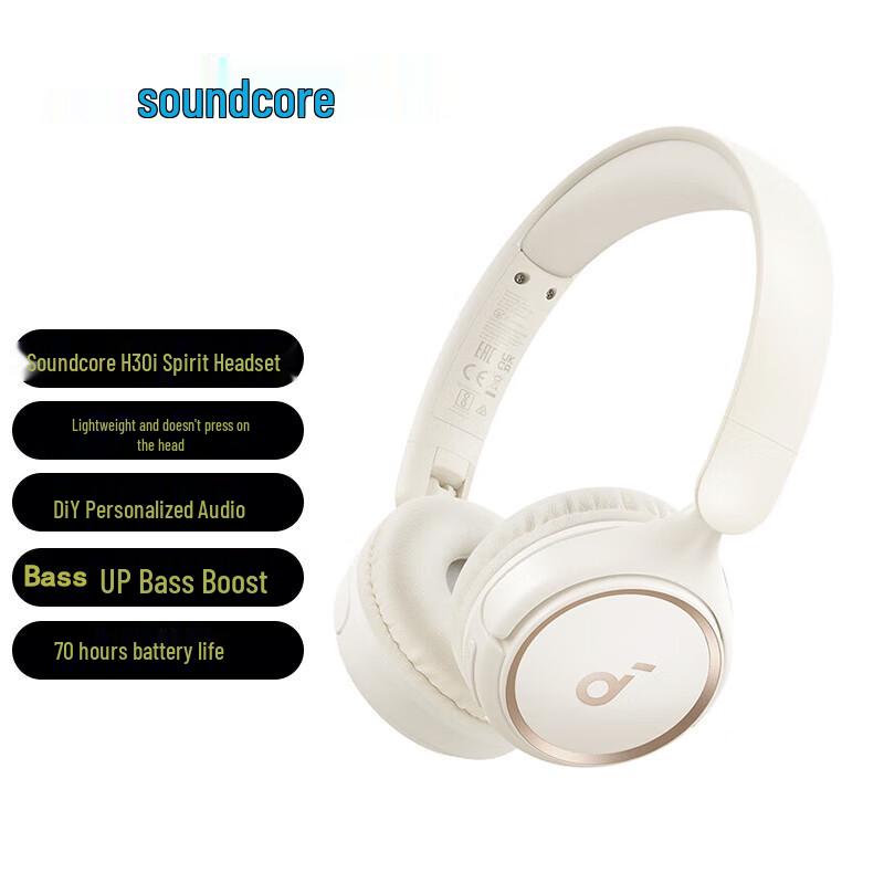

Беспроводные накладные наушники Soundcore H30i