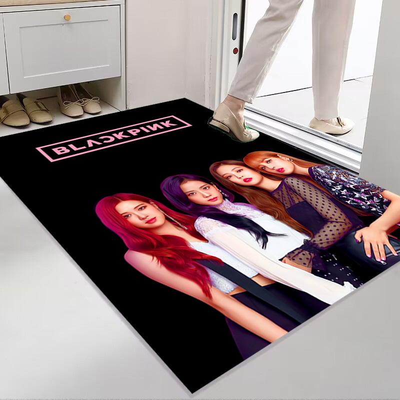 Blackpink: Global Icons Music Style carpet Doormat Suitable for all seasons Doormat Fashion Room