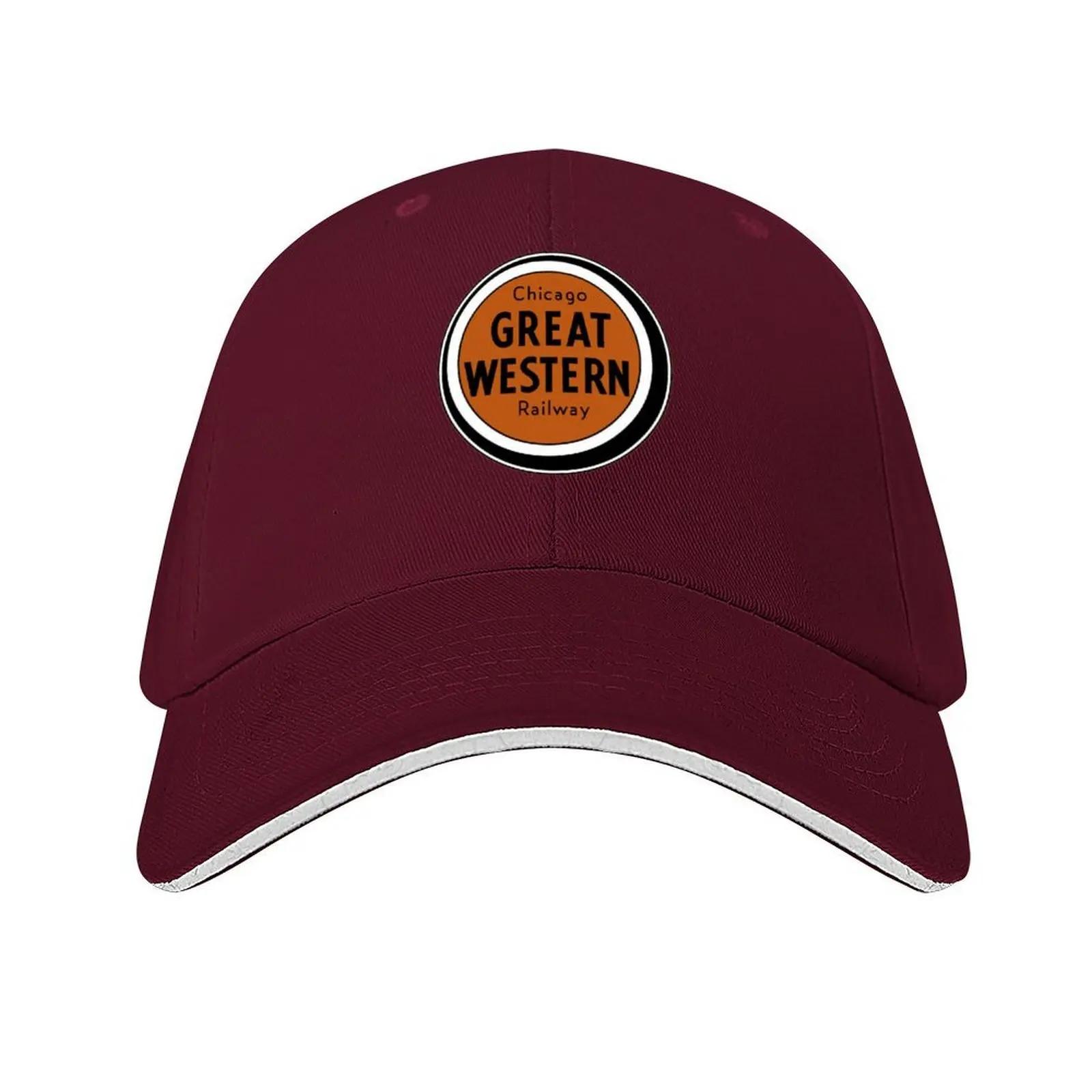

Vintage Chicago Great Western Railway Baseball Cap Trucker Hat fashionable Bobble Hat Beach Outing Hats For Women Mens