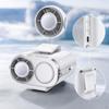 Portable Fan, USB , Easy to Carry, Sports Fan with Flashlight for Agriculture, Hiking And
