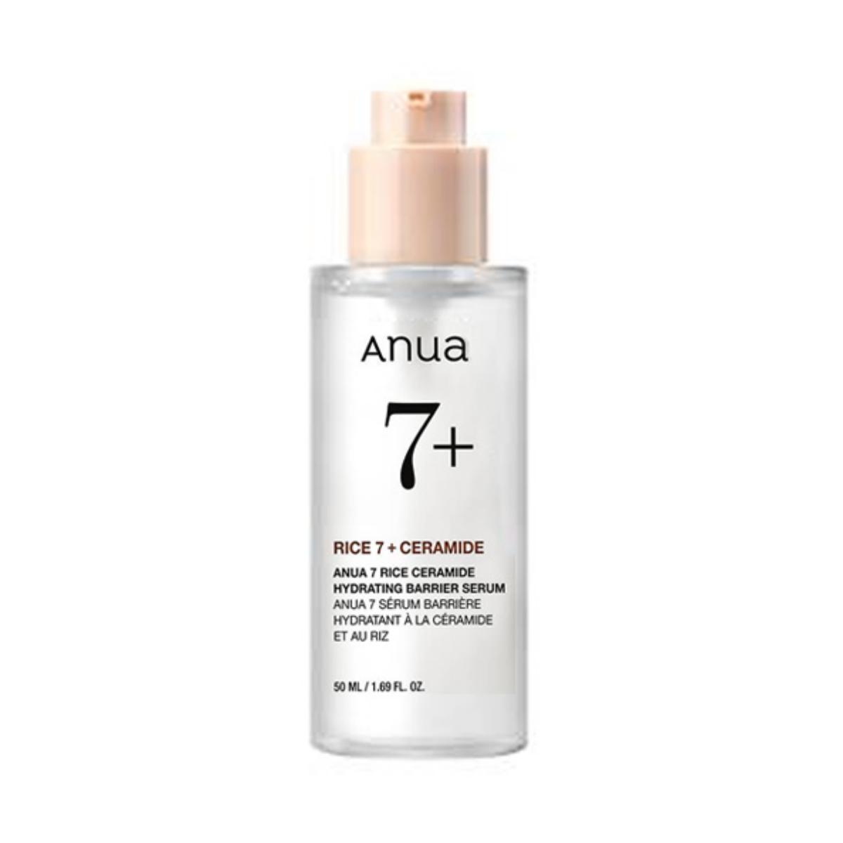Anua 7 Rice Ceramide Hydrating Barrier Serum Glow & Moisture 50ml