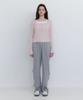LETTERA Lace Jogger Pants_Grey