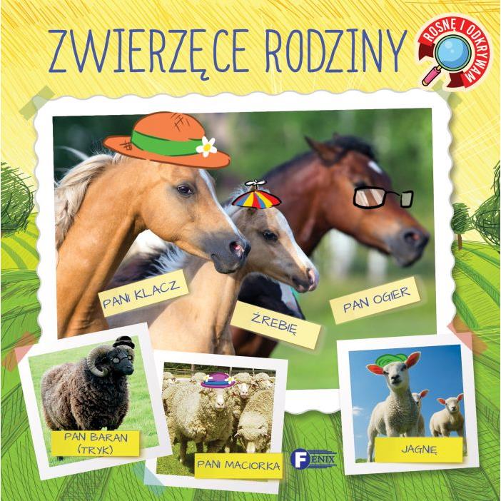 I Grow and Discover Animal Families Educational Book Children' Puzzles