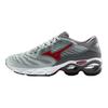 Mizuno Creation Comfortable Mesh Shock Absorbing Non-Slip Low Top Running Shoes Men Sneaker Silver Gray J1GC210164