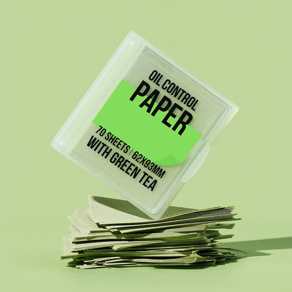 Green Tea Oil Control Paper 70 sheets x 3