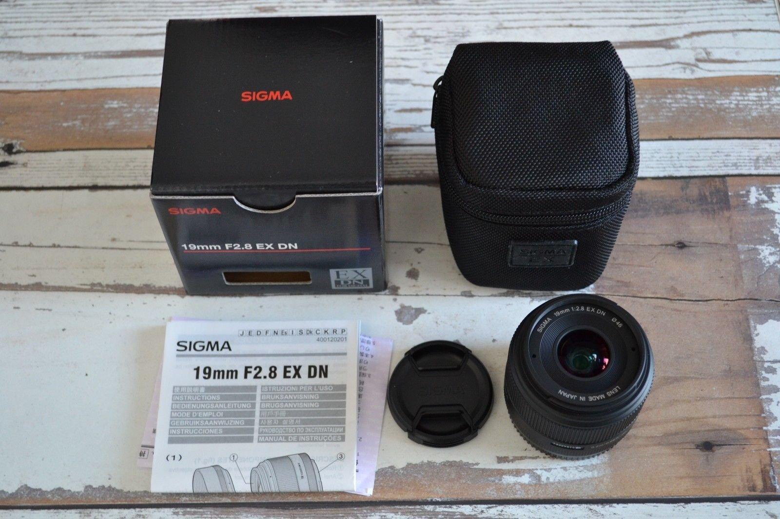 

Sigma 19mm EX DN MFT для Micro Four Thirds Digital Only Single Focus Wide Angle F2.8