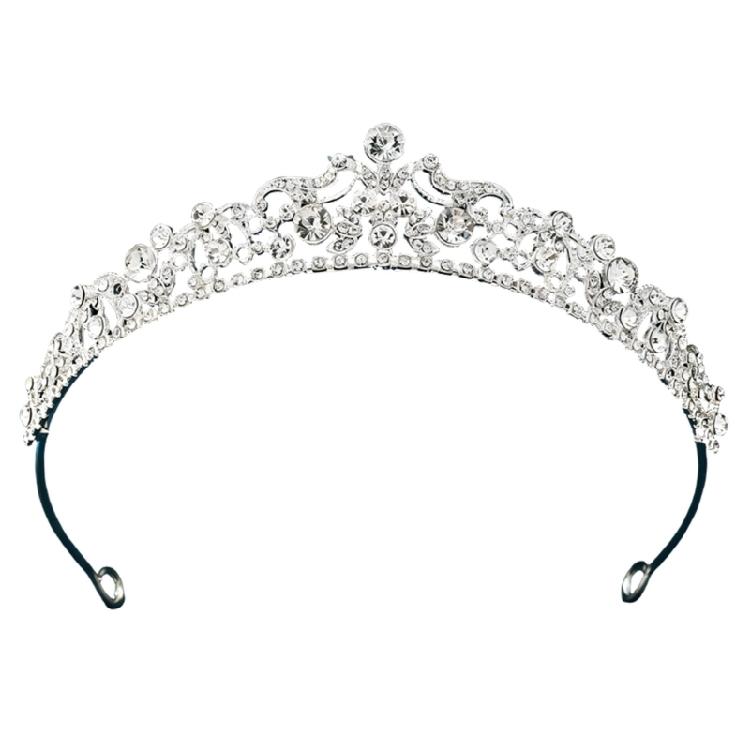 Multifunctional Rhinestones Crowns Tiaras Headwear with Shimmering Crystal Design For Bride Wedding Ceremony Evening Galas
