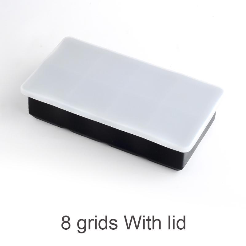 Food Grade Silicone Ice Cube Square Tray Mold DIY Ice Maker Ice Cube Tray Summer Beverage Cooling Kitchen And Bar Tools