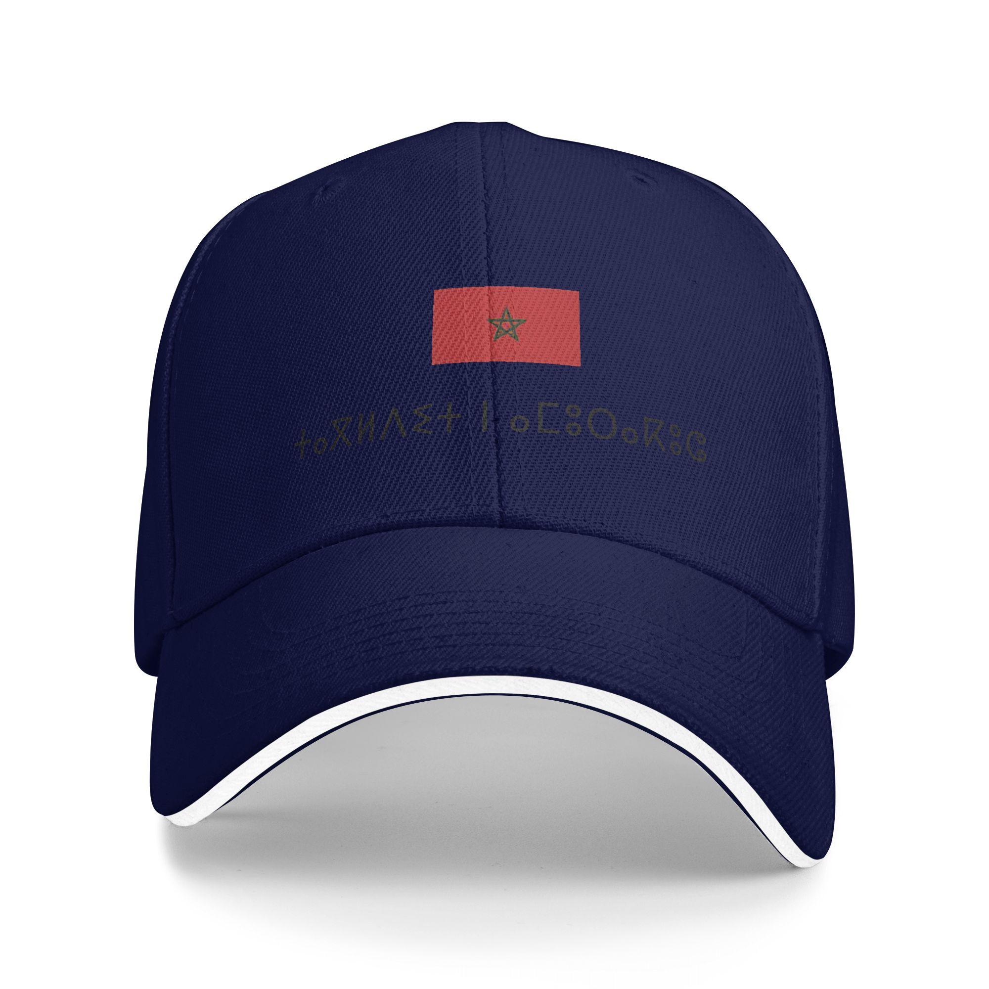 

Kingdom Of Morocco In Tamazight Sun Baseball Cap Summer Women Men Print Hip Hop Hats Wholesale y2k Outdoor Gym Snapback Cap One Size