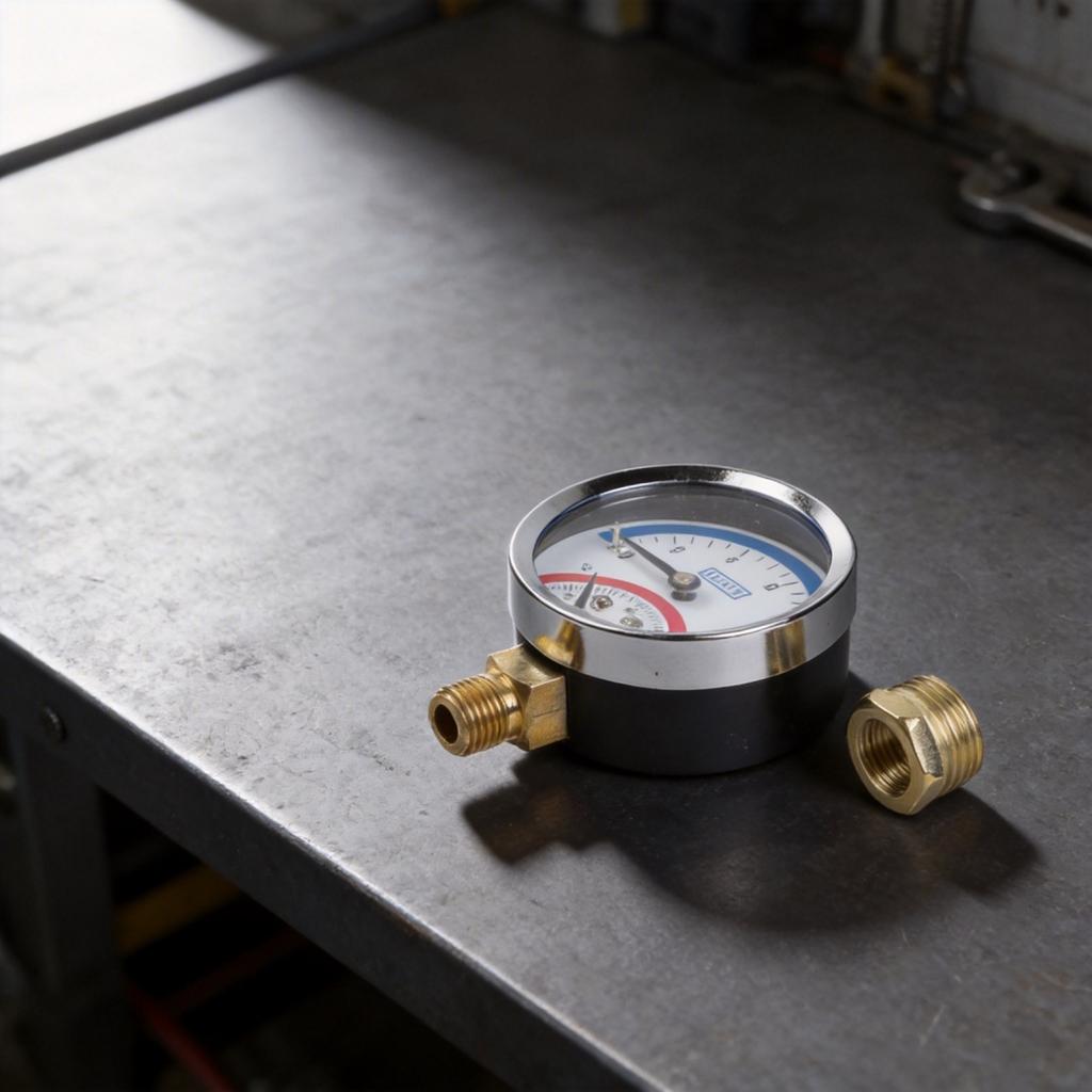 0-10 Bar Pressure Range Pressure Gauge Temperature Gauge DIY Friendly