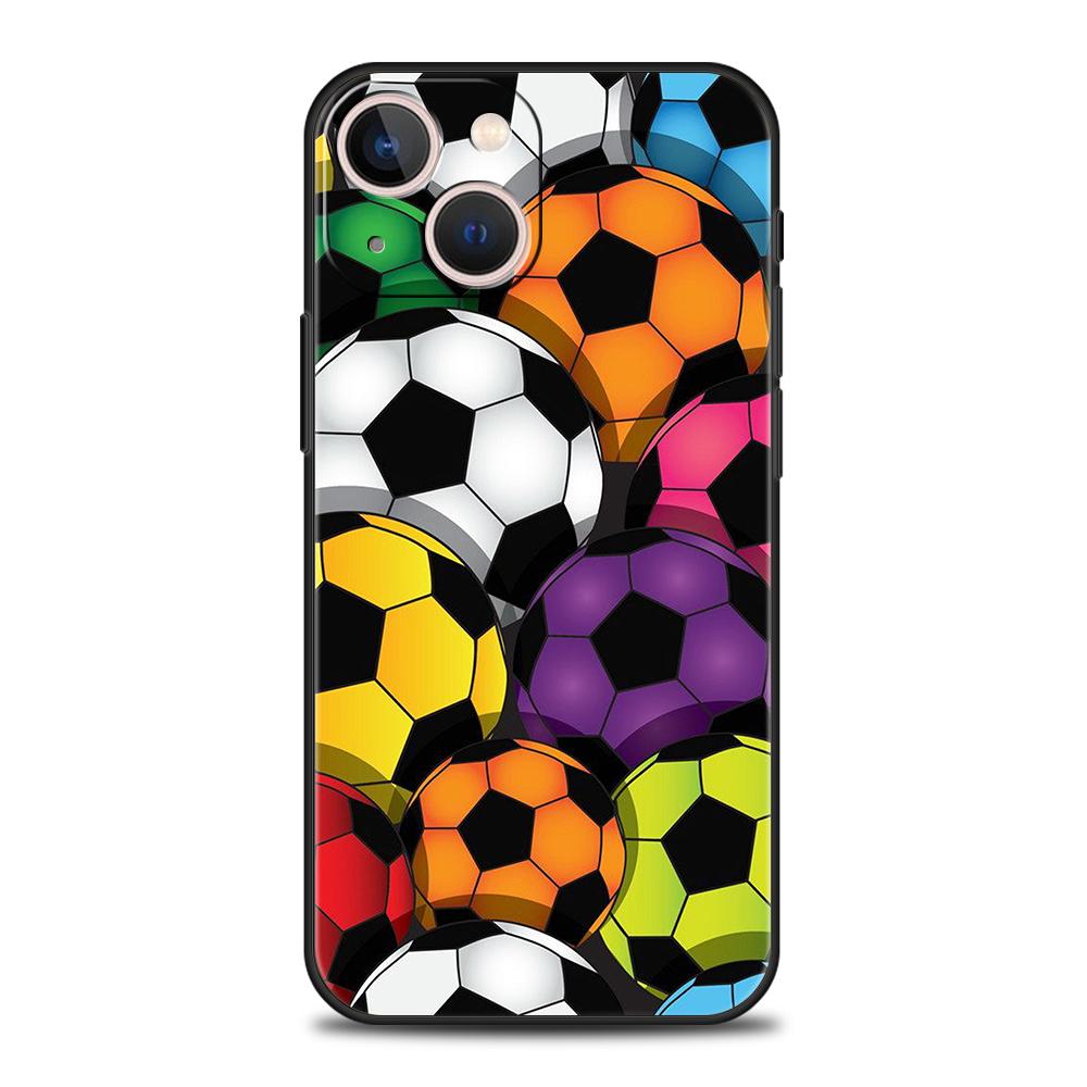 Football Shockproof For iPhone 15 14 13 12 11 Pro Max X XR 8 7 Plus SE2020 Phone Case Cover For iPhone X XR XS Max Shell Capas