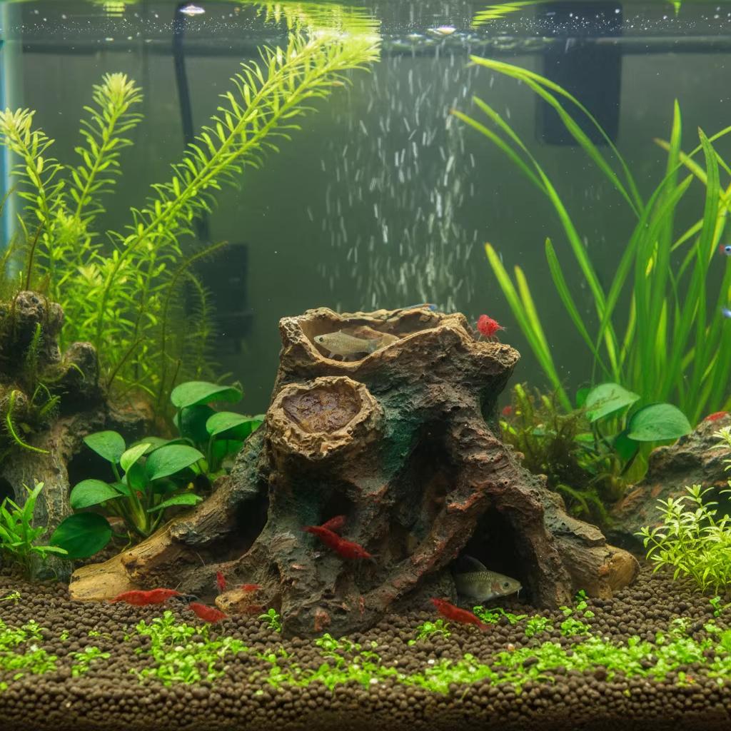 Resin Driftwood For Aquarium Terrarium Decor Natural Look Hiding Cave Aquatic Plants Landscape For Fish Reptiles Home Decor