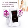 14 Pads LED Laser Body Slimming Cellulite Remove Fat Burner Machine 2021 New