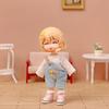 ob11 Baby Figure Blue One Shoulder Overalls Casual Wear obitsu 11 Molly Gsc 1/12 BJD Doll Accessories Clothing BJD Baby Clothes