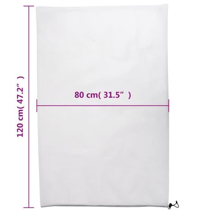 VidaXL Housses de protection pour plantes avec cordon de serrage 4 pcs 364865