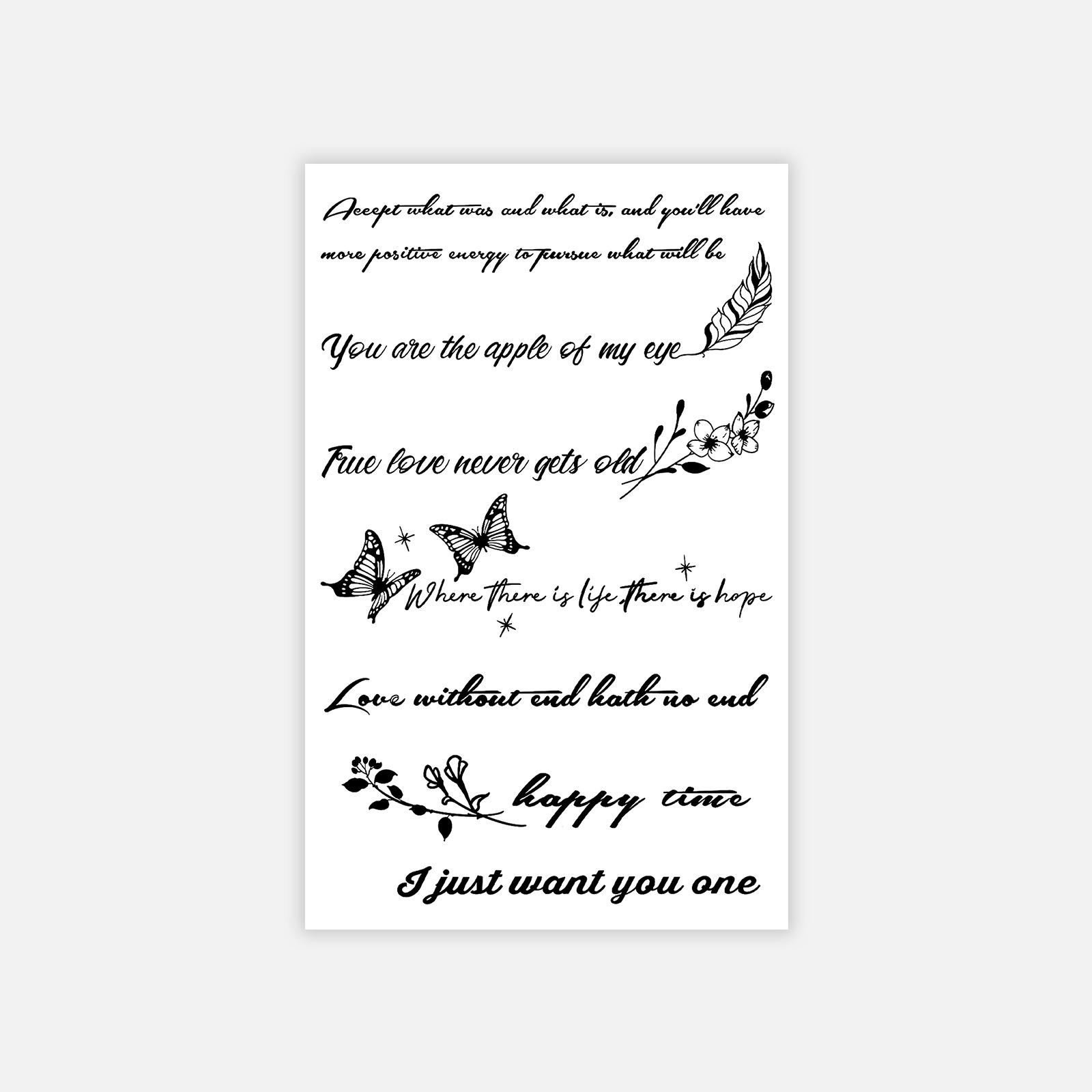 Herbal Juice Gothic Dark Personality Domineering Flower Bush Walking Leopard Tattoo Sticker 12*19