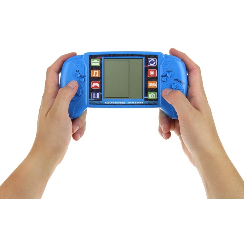 Electronic Game Toy Arcade for Kids Tetris Console - Blue