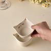 Ceramic Mini Flavored Dishes, Cute Cat Shaped Sauce Bowl, Dessert Bowl, Family Baking Tray Juice Small Bowl  for Gathe