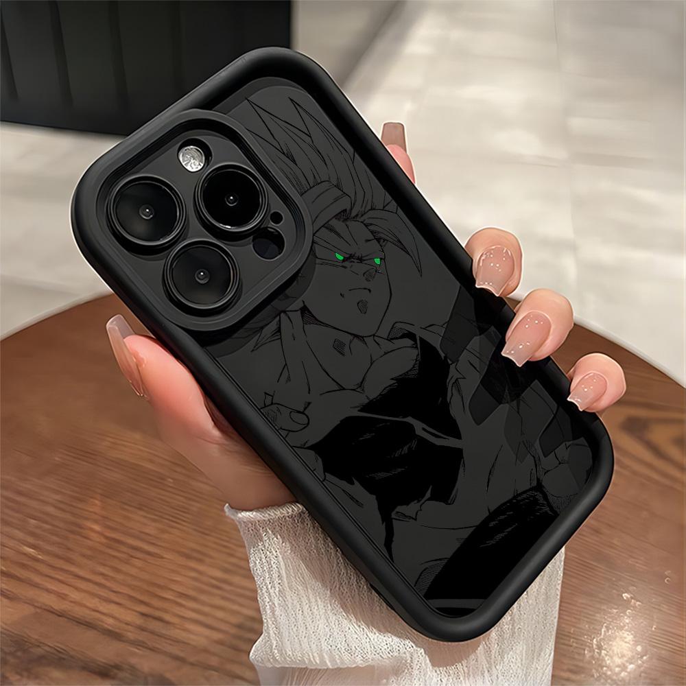 Anime SaiyanS Warrior Trendy Pouzdro na Telefon Pro IPhone 17e 17 16e 16 15 14 13 12 11 Air Pro Max Mini XR XS Plus Měkký Zadní Kryt z TPU