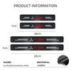 Carbon Fiber Leather Car Styling Door Trunk Threshold Protector Sticker For Mitsubishi Pajero Sport Outlander ASX Eclipse