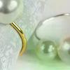 6 PC Elegant Pearls Napkin Rings Gold Christening Bangle Metal Napkin Holder Wedding Gift Bridal Shower Decor Party Supplie