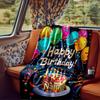 Happy Birthday To You Blanket Personalized Name Soft Comfortable Stylish Blanket Car Blanket Perfect For Travel Camping Outdoor Home Suitable For All