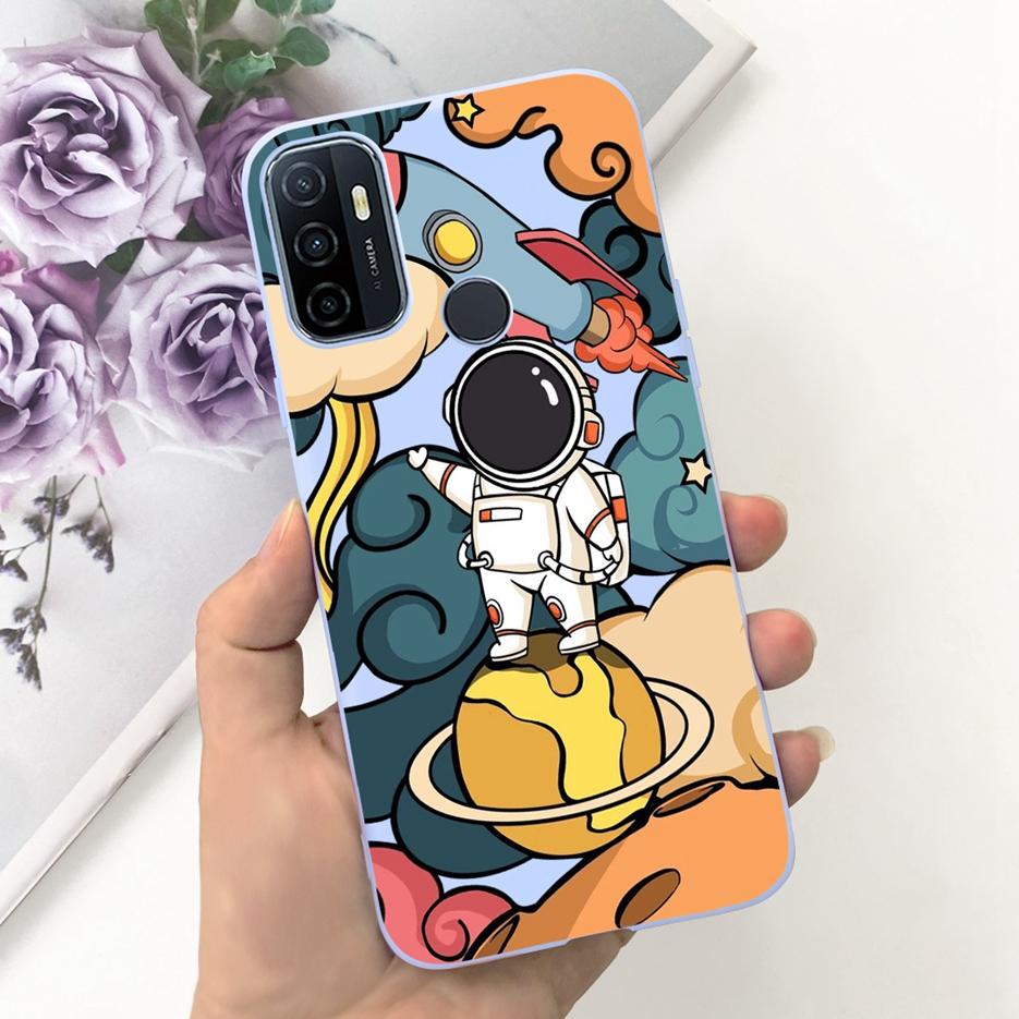 For Oppo A53 A53s Case Cute Fashion Cartoon Painted Cover Soft TPU Phone Case For Oppo A53s A 53 S OppoA53 S Fundas Coque Bumper