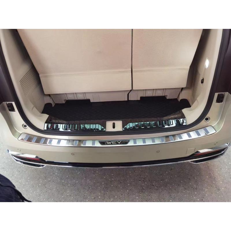 24 Wei High-Mountain Rear Skid Plate Door Sill & Trunk Tailgate Trim Strip - Modification Parts & Accessories