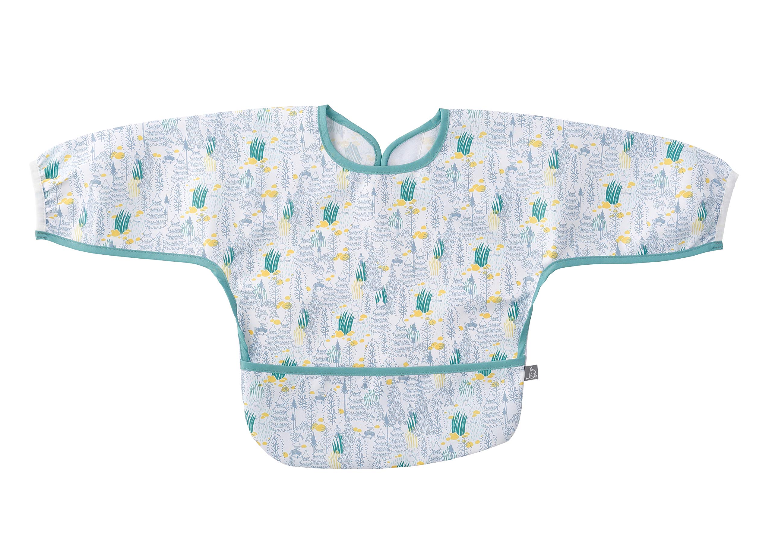 

MOOMIN BABY Moomin Baby Mealtime Long Sleeve BBMB0040372 Bib, Fir/Green,