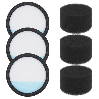 Ensemble de filtres d'aspirateur en mousse à main, Kit de filtres lavables de remplacement, 6 pièces