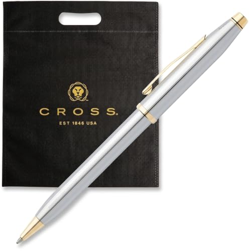 Ballpoint Pen Cross Century II Medalist, Silver & 23k Gold, Medium Point