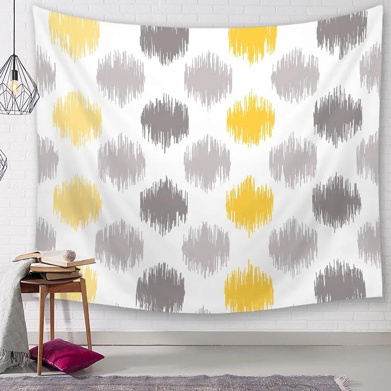 Geometric Shawl Blanket Indian Wall Tapestry Mandala   Boho Yoga Mat Beach Towel